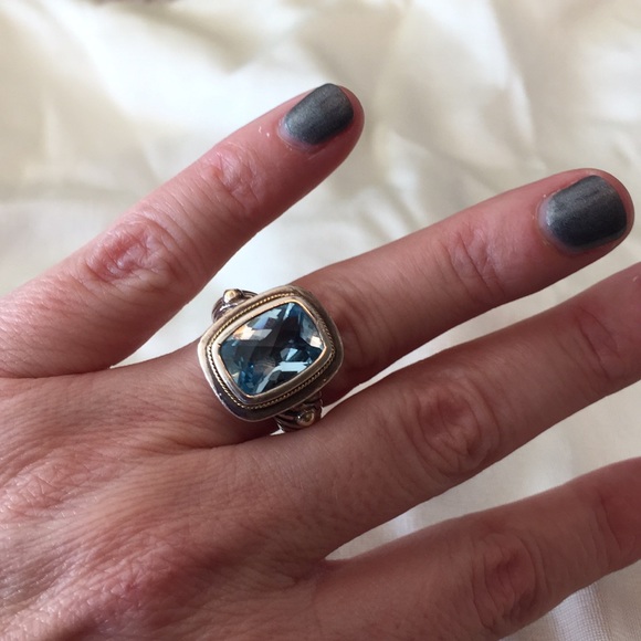 Phillip Gavriel Jewelry - Phillip Gavriel Blue Topaz Ring